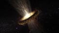 Proudění z aktivní galaxie NGC 3783 (představa)