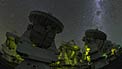 ALMA Japanese Antennas at Night