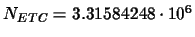 $N_{ETC}=3.31584248\cdot 10^{6}$