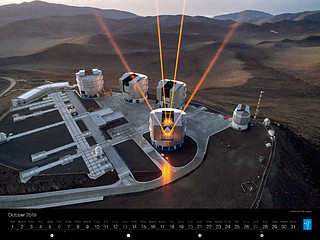 October - Trapped by the VLT’s lasers