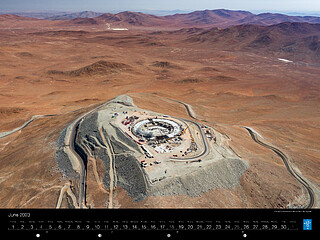 June - The ELT’s construction site on Cerro Armazones