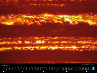 May - Jupiter imaged using the VISIR instrument on the VLT