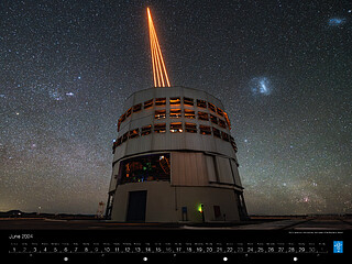 June - VLT’s lasers and the stunning dark skies of the Atacama Desert
