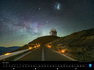 April — Guiding lights to the stars and the ESO 3.6-m telescope