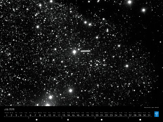 July — Sequence of VLT images of 3I/ATLAS, a new interstellar object