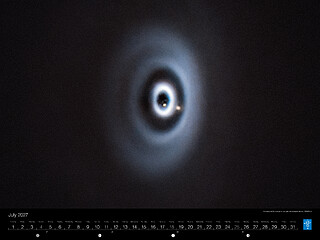 July — Composite VLT image of two planets around the star WISPIT 2