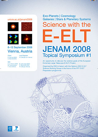 Poster: Science with the E-ELT - JENAM 2008  