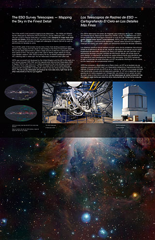 Survey Telescopes (Paranal Visitor Centre, English, Spanish)