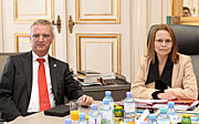 Tim de Zeeuw with Beatrix Karl