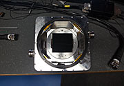 Uno de los detectores CCD de prueba del instrumento ESPRESSO