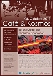 Poster zu Café & Kosmos am 9. Oktober 2013