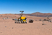 Rover marciano a ser testado próximo do Observatório do Paranal