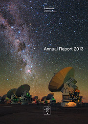 Titelseite des ESO-Jahresberichts 2013