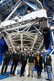 Diretores Gerais do ESO e da ESA visitam o Observatório do Paranal