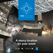 Capa da brochura de eventos do Planetário & Centro de Visitantes Supernova do ESO