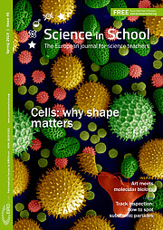 Titelseite von Science in School Ausgabe 46
