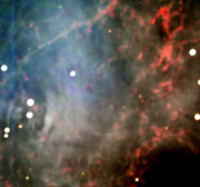 Centre of the Crab Nebula