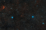 Digitized Sky Survey image of the double star HD 87643