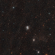 Digitized sky survey image of the galaxy NGC 6822