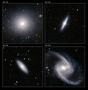 Details of the VISTA Fornax galaxy cluster image