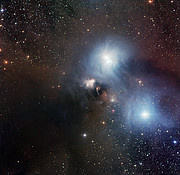 Die Himmelsregion um R Coronae Australis, gesehen mit dem Wide Field Imager auf La Silla