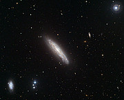 La galaxia súper vientos NGC 4666