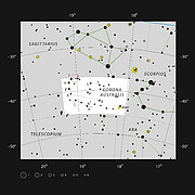 Formación estelar en la constelación de Corona Australis
