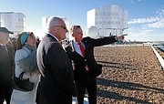 President of the Czech Republic, Václav Klaus, visiting ESO's Paranal Observatory