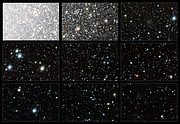 Highlights from the VST image of Omega Centauri