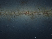 La mosaïque, en gigapixels, des zones centrales de la Voie Lactée, créée à partir de VISTA