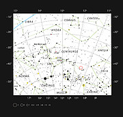 De planetaire nevel Fleming 1 in het sterrenbeeld Centaurus