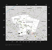 Hvězdokupa NGC 3766 v souhvězdí Kentaura