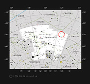 Aktivní galaxie NGC 3783 v souhvězdí Kentaura