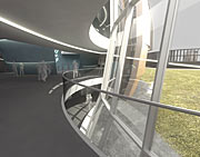 Le nouveau planétarium et le centre d'exposition au siège de l'ESO