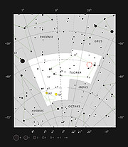 Das Hubble Deep Field South im Sternbild Tukan