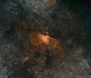 Sky Survey billede af området omkring Eagle Nebula