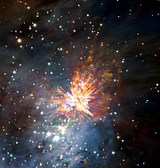 ALMA observe une explosion stellaire au sein d’Orion