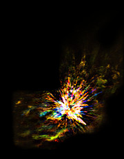 ALMA-beeld van een explosieve gebeurtenis in Orion
