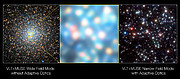MUSE-billeder af den kugleformede stjernehob NGC 6388