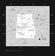 Position von WDJ0914+1914 im Sternbild Krebs