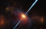 Artistieke impressie van quasar P172+18