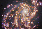 NGC 4254 osservata da MUSE sul VLT dell'ESO a diverse lunghezze d'onda