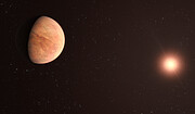 Vizualizace planetárního systému hvězdy L 98-59
