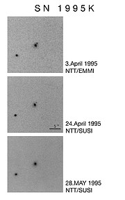 NTT images of the supernova 1995K