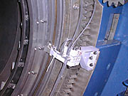 Close-up of the altitude encoder on UT1