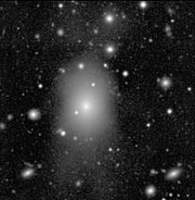 CD galaxy in the Abell 496 field