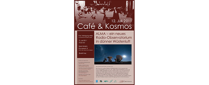 Poster: Café & Kosmos 12 July 2011