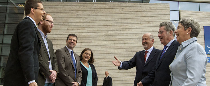 El Presidente de Austria, Dr. Heinz Fischer, es recibido en las oficinas de ESO en Santiago