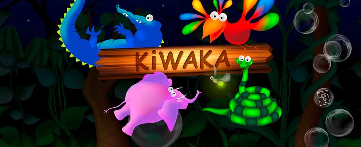 Captura de ecrã da aplicação Kiwaka