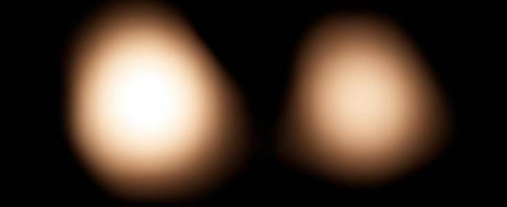 ALMA-Beobachtungen von Pluto und Charon